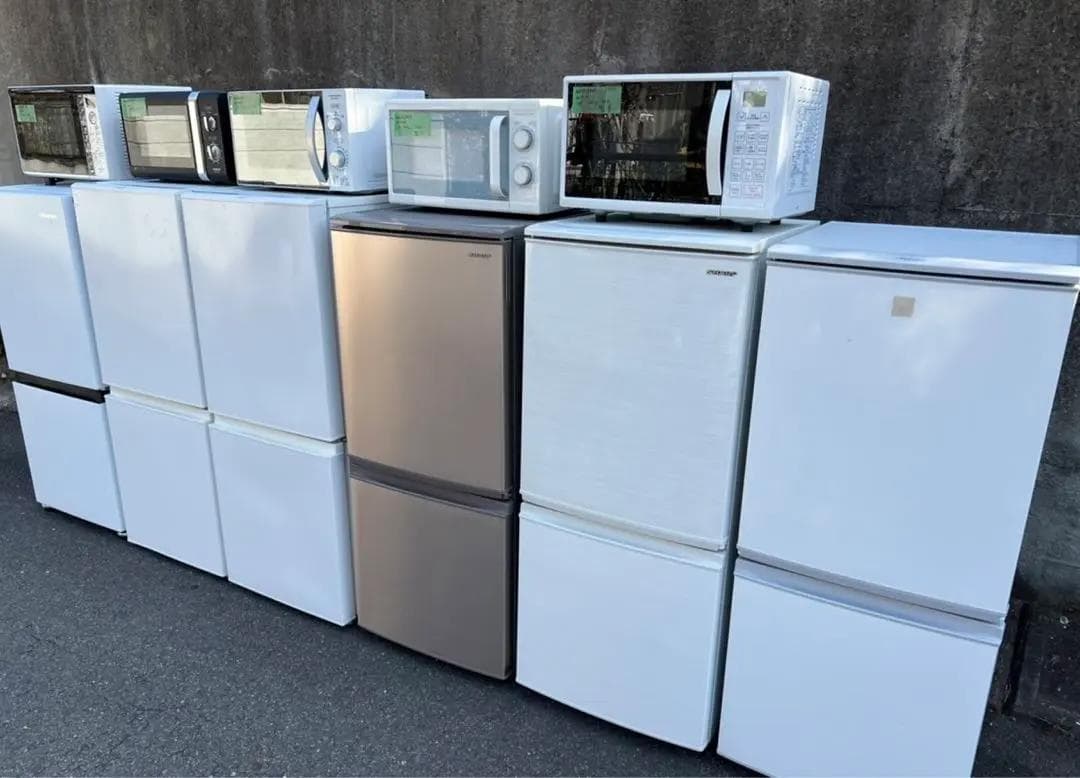 一人暮らし用 冷蔵庫、洗濯機、炊飯器、電子レンジ お任せ4点セット