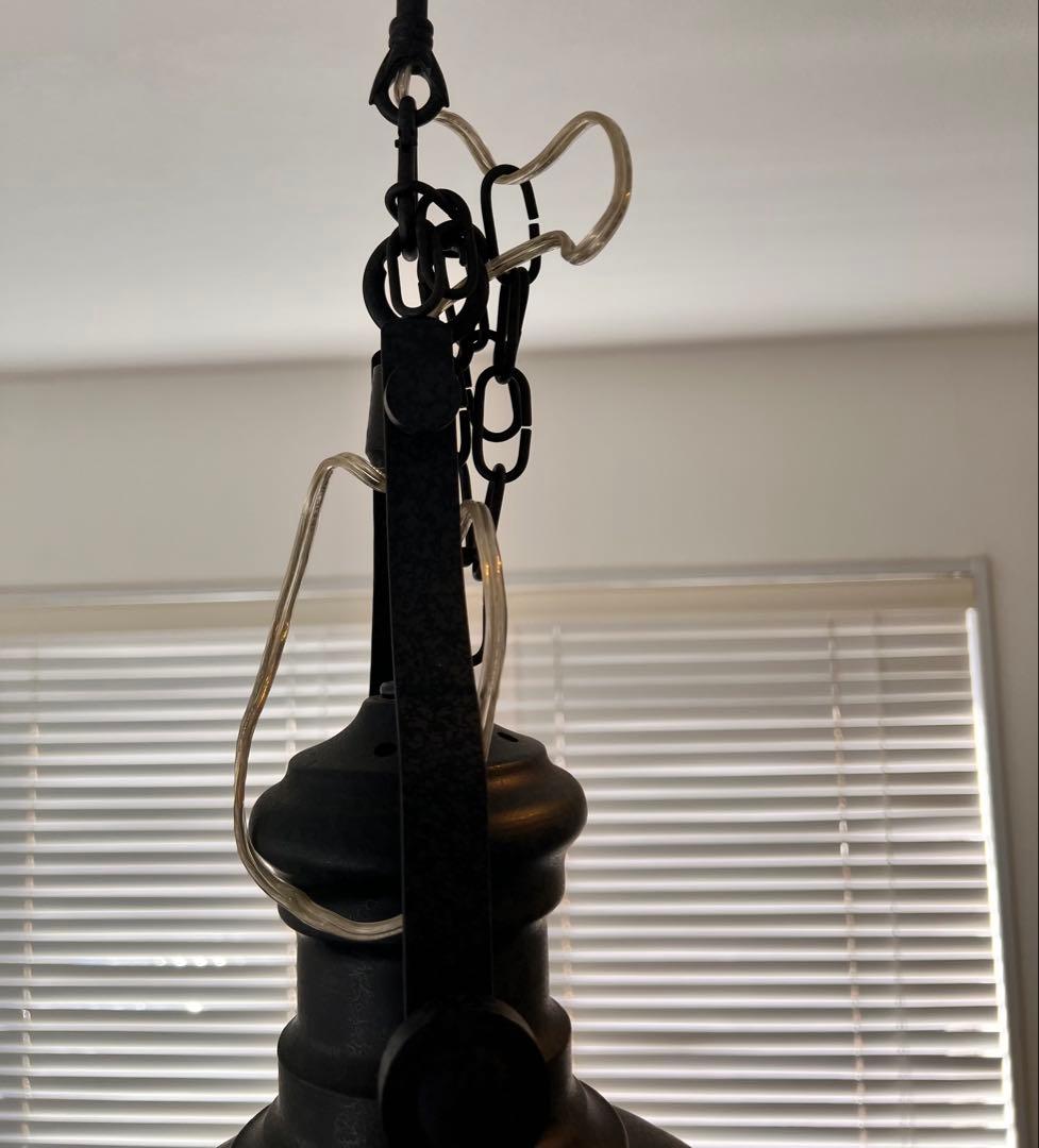 2個セット　インダストリアル　ペンダントライト　ブラック