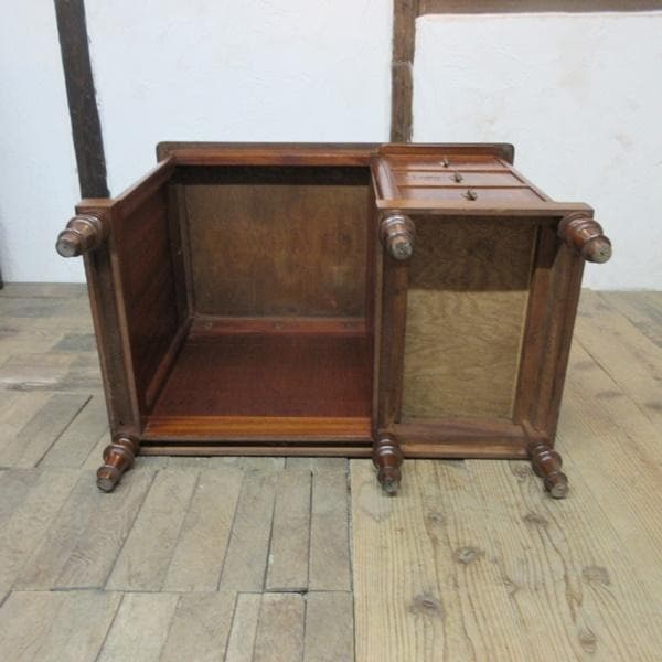 イギリス アンティーク 家具 レディーデスク 机 木製 マホガニー 6630d