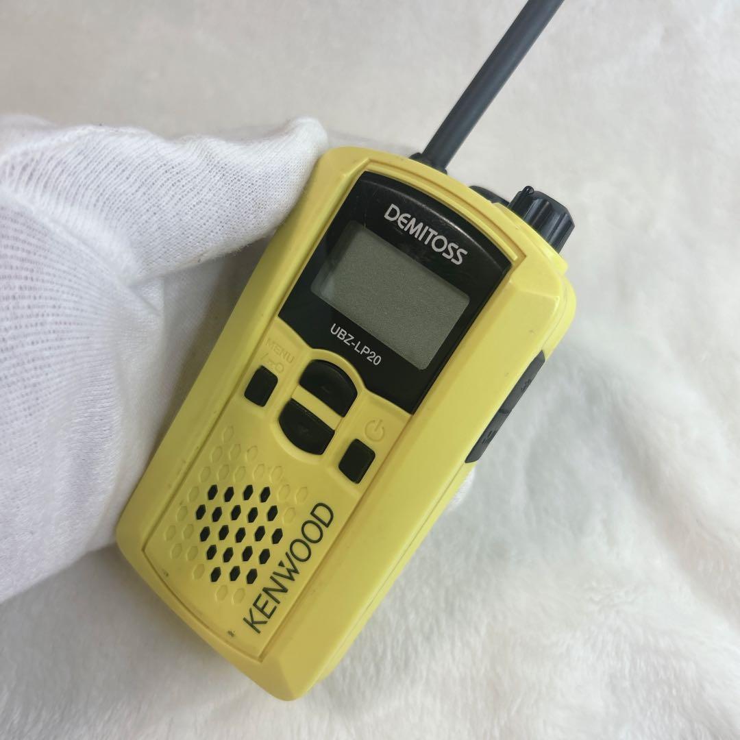 KENWOOD UBZ-LP20 トランシーバー　イエロー　付属品あり‼️