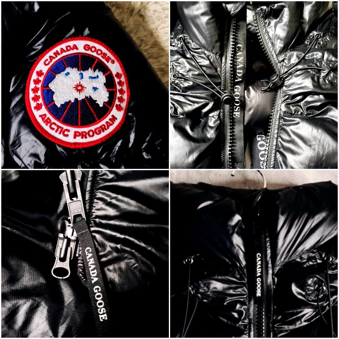 【極美品・JPタグ】カナダグース クロフトンパッファー ダウンジャケット S 黒