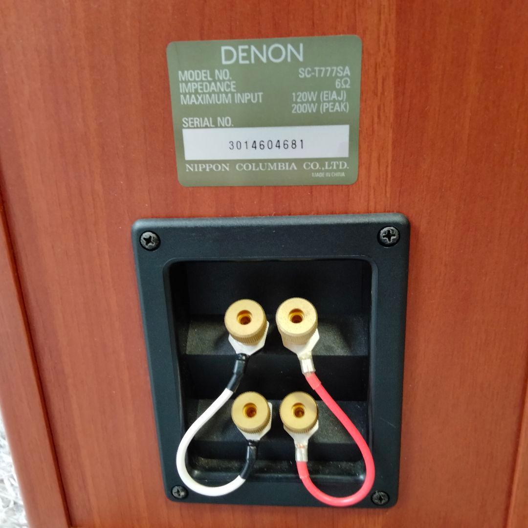 ① DENON デノン 3way Tollboy スピーカー SC-T777SA