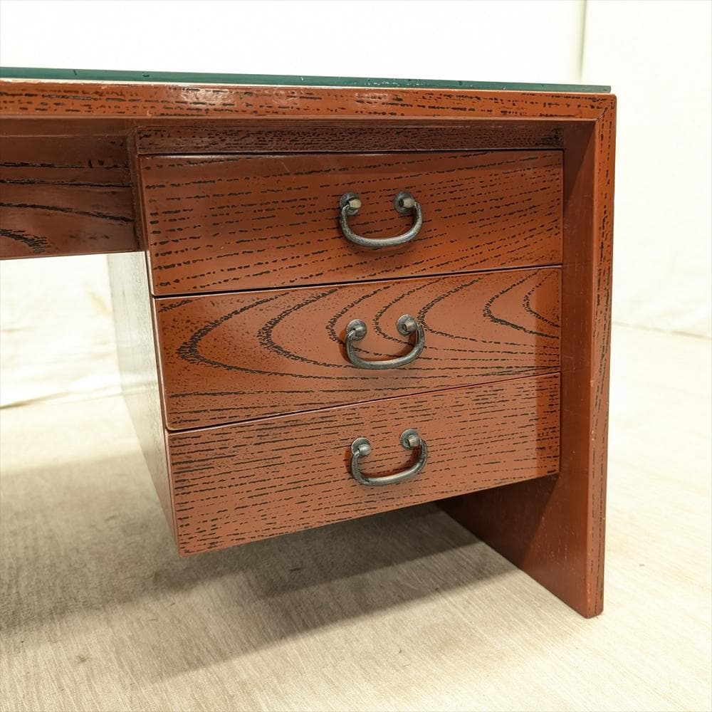 美品　文机　書院机　座敷机　帳場机　片袖　簿記机　書斎机　作業台　和家具　座敷