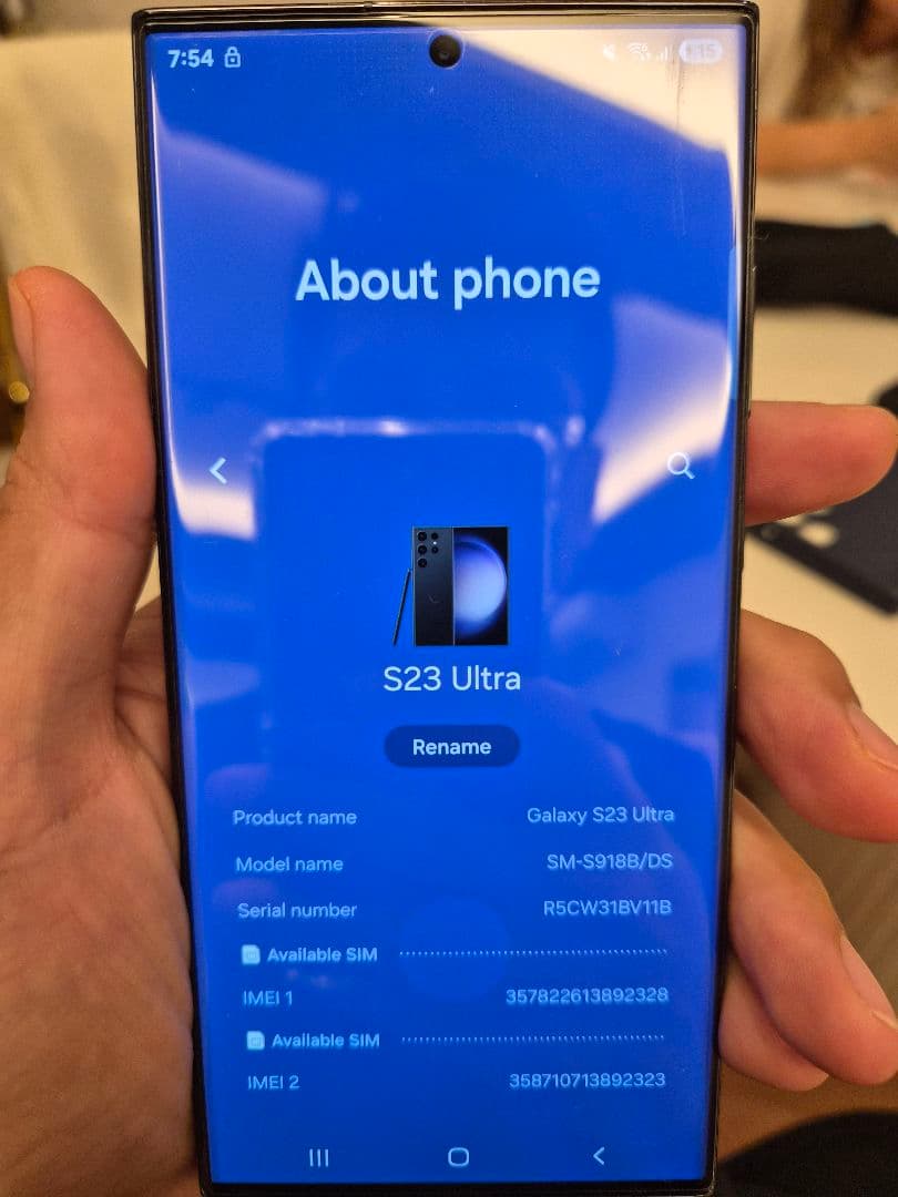 Samsung Galaxy S23 Ultra 本体