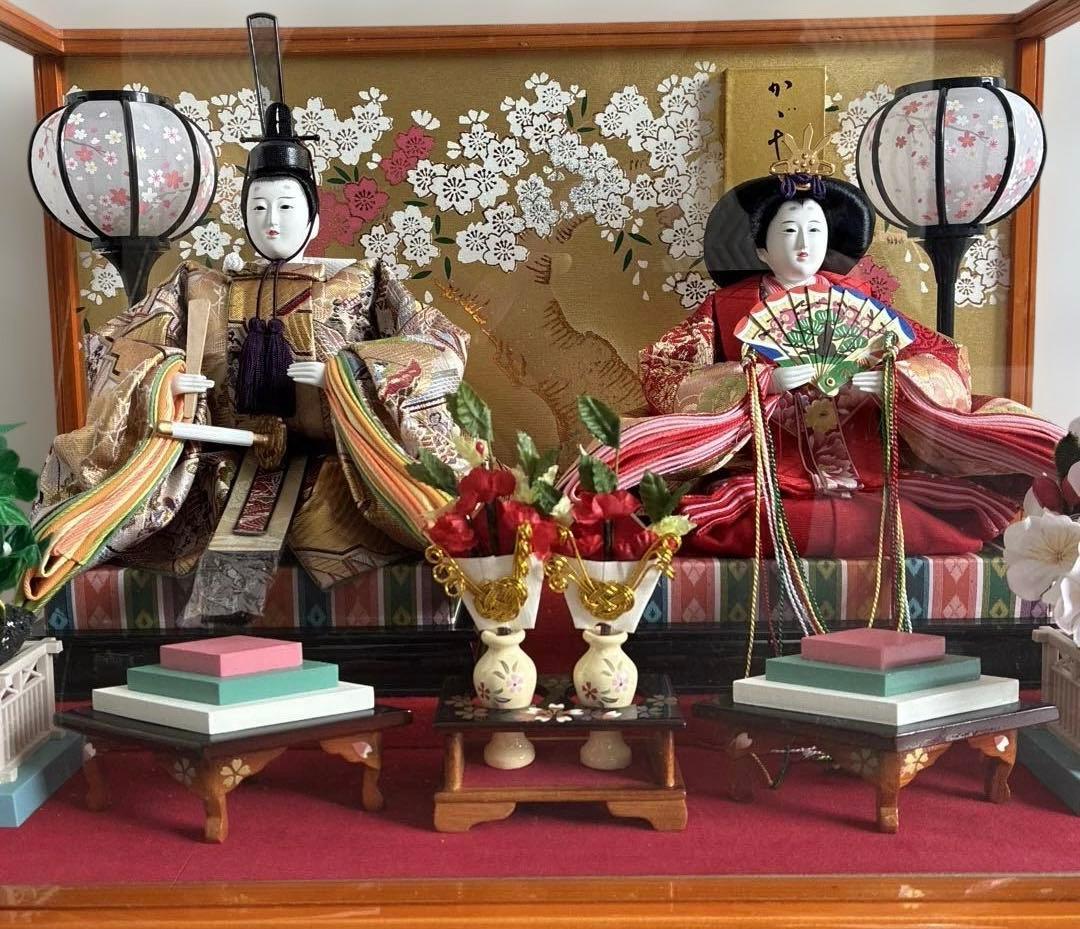 藤翁作 けんらん親王飾 アクリルケース入り 雛人形