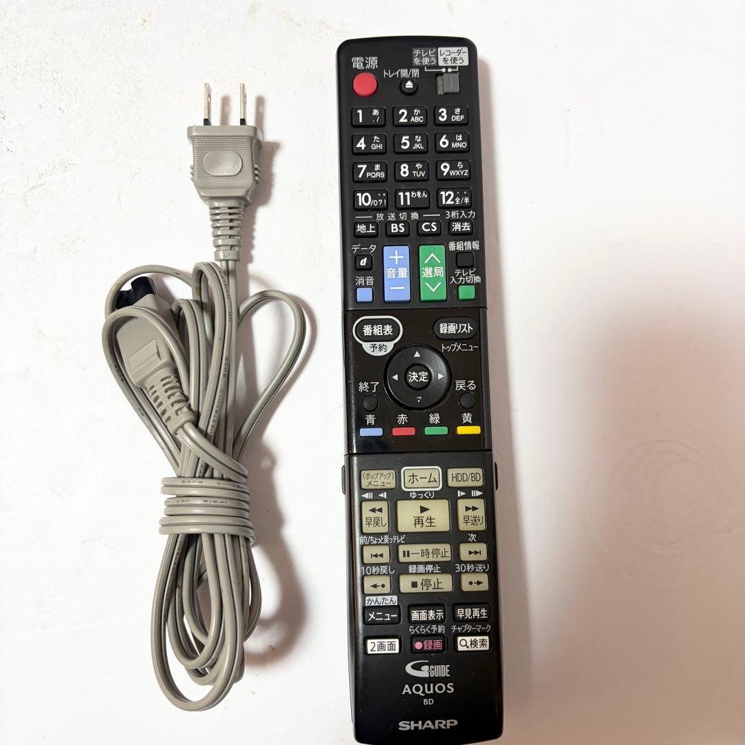 シャープ アクオス 2TB ブルーレイレコーダー BD-T2700 HDD