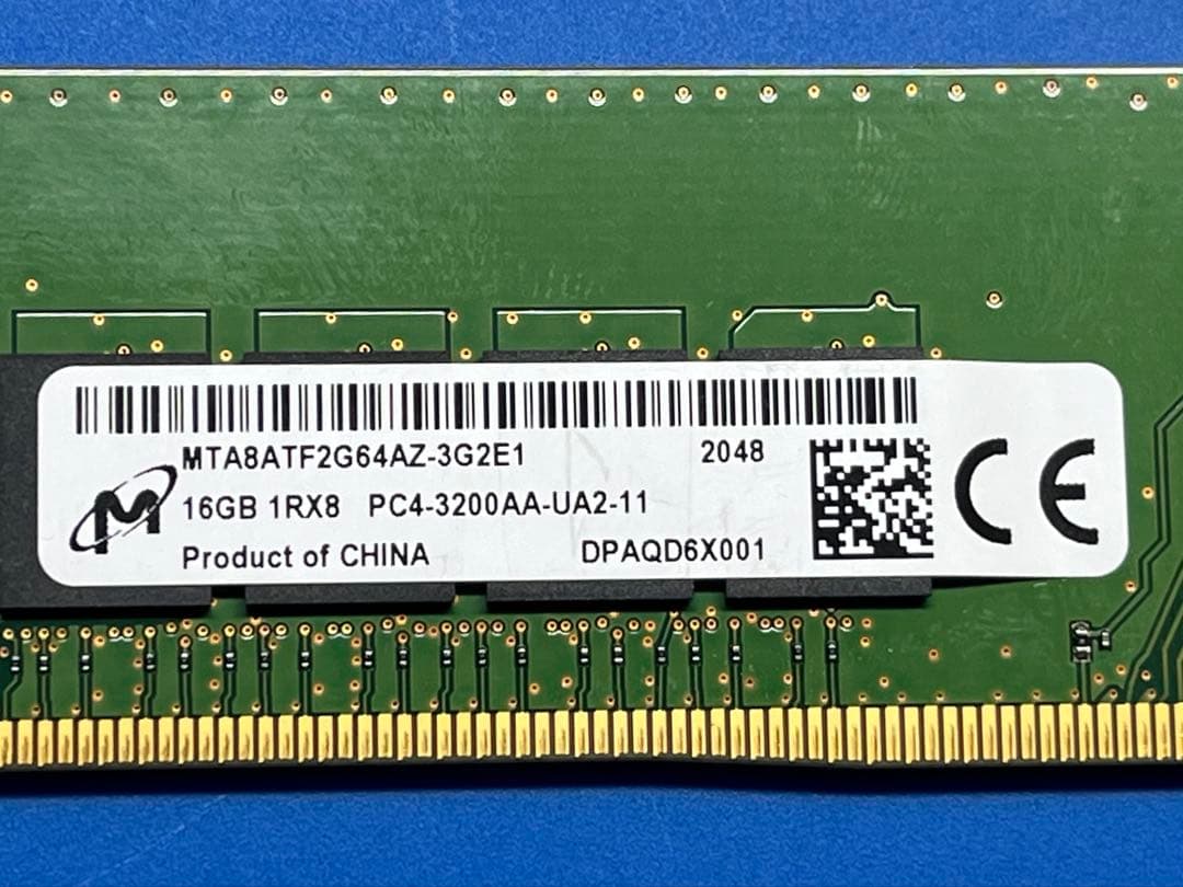 Micron DDR4 3200AA 32GB （16GB×2）