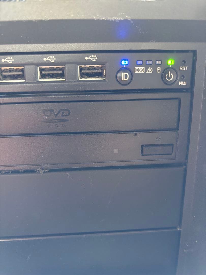 M62富士通PRIMERGY TX150 S7サーバータワー型パソコン通電確認済