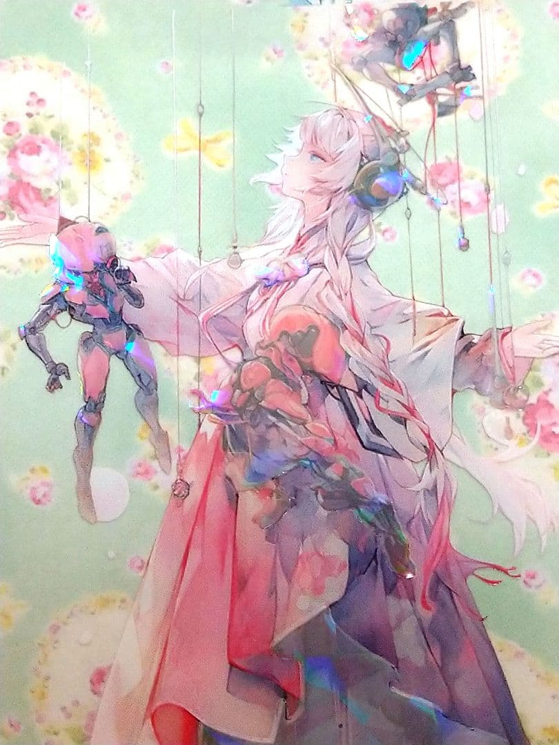 廃盤品✩J846＃机械木偶(贝壳光)十五行詩切り売り海外人物女の子AIマステ