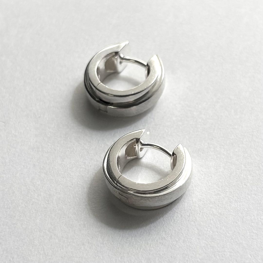 1990s \"Esprit\" ヴィンテージ フープピアス シルバー925