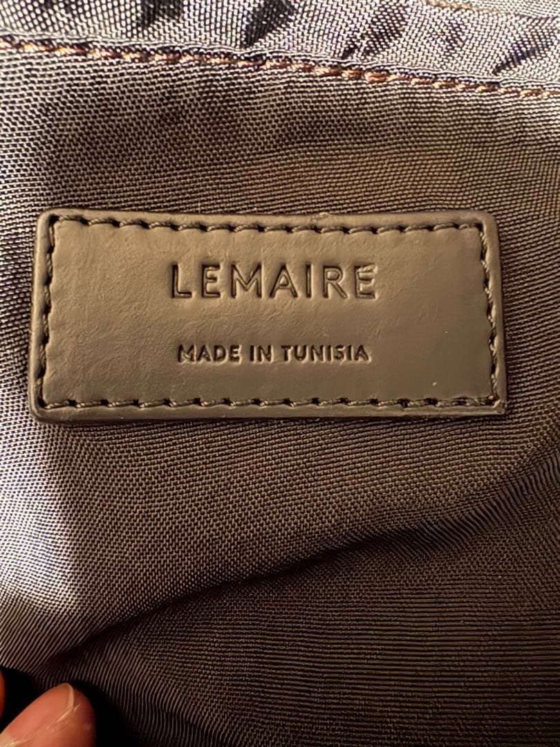 LEMAIRE ソフトゲームバッグ　large
