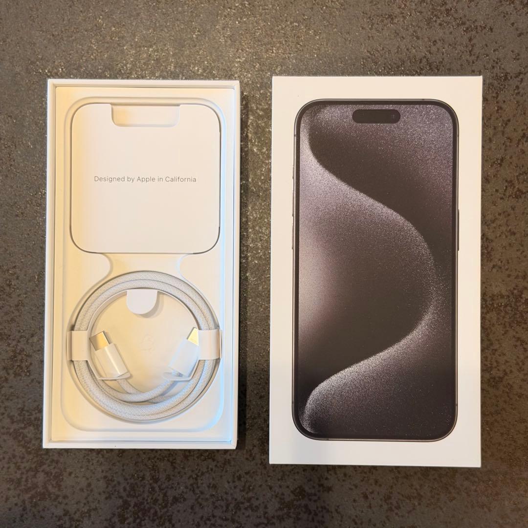 iPhone 15 pro 256 GB SIMフリー ブラック