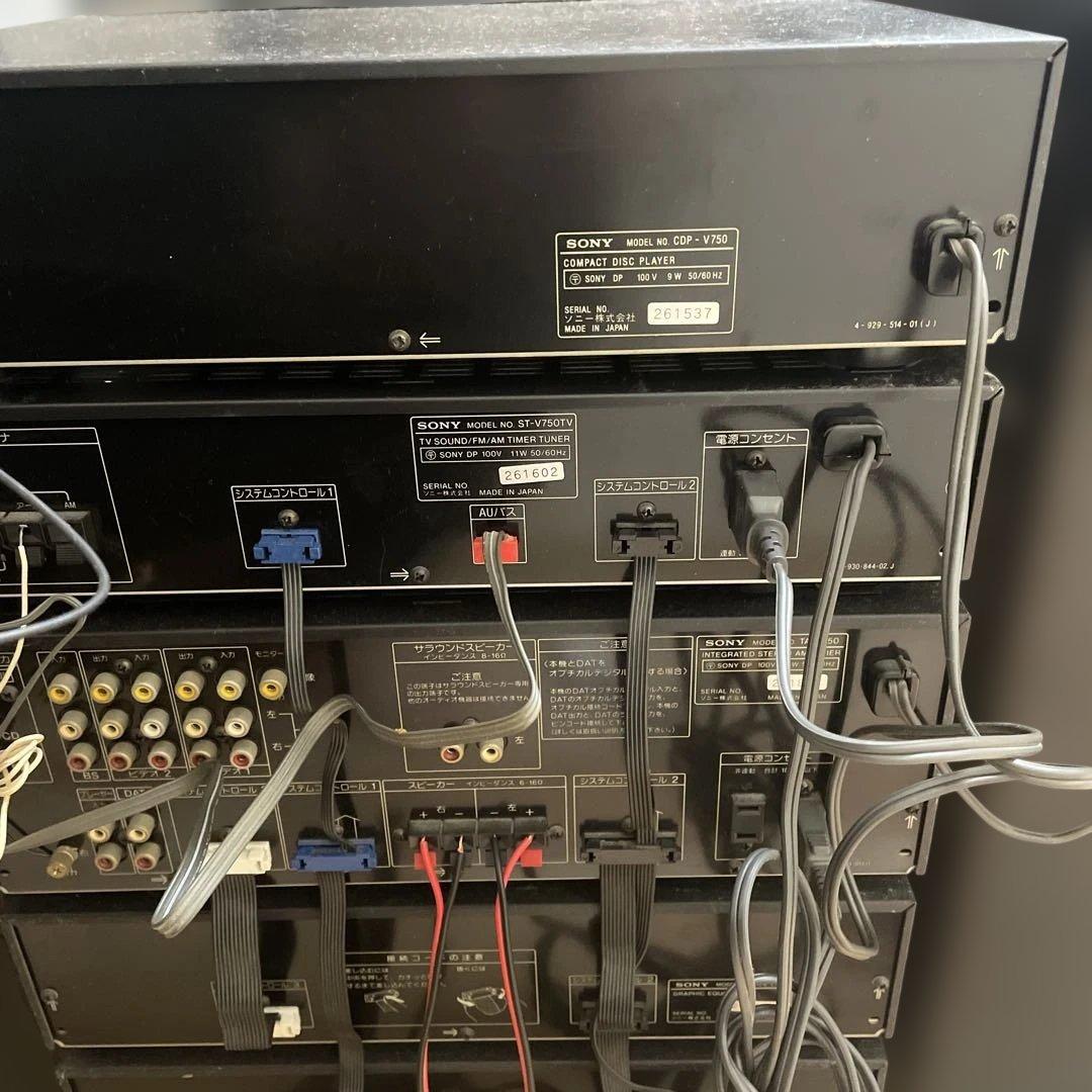 【直接取引手渡し限定】東京都豊島区　ジャンクSONY コンポ LBT-V750