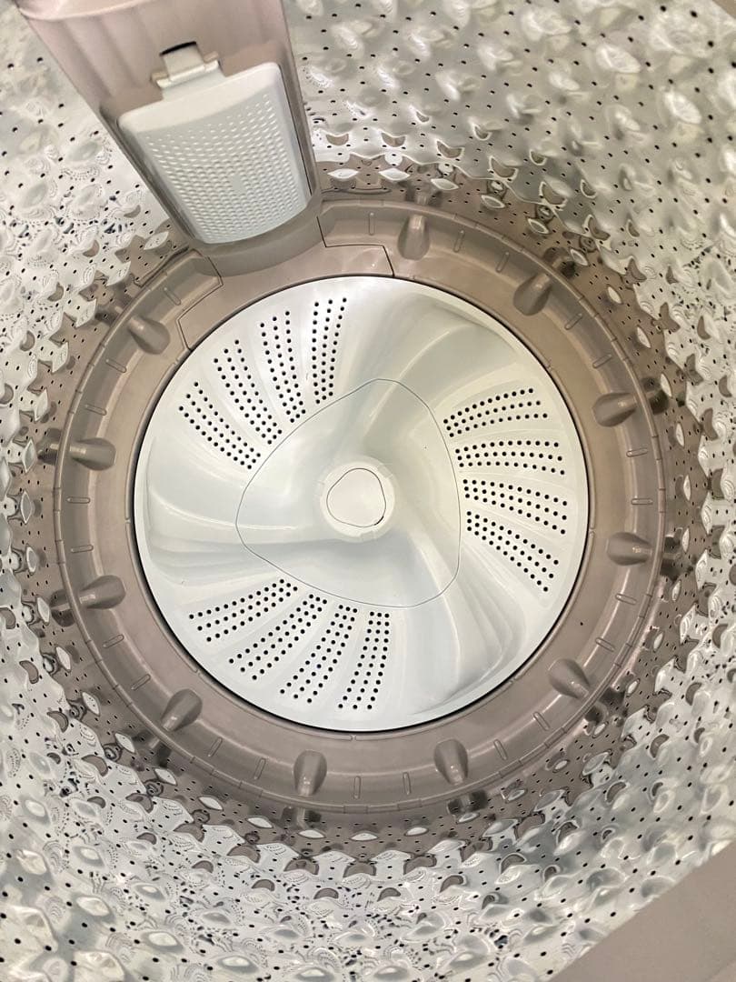 ニトリ 縦型洗濯機 美品　6kg 分解洗浄済み　保証込み　高年式　ブラック