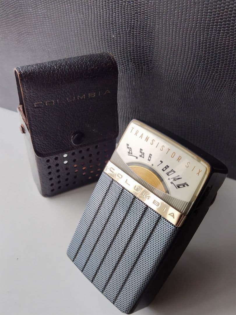 トランジスタラジオ　コロムビア製6石ラジオ　ヴィンテージ品