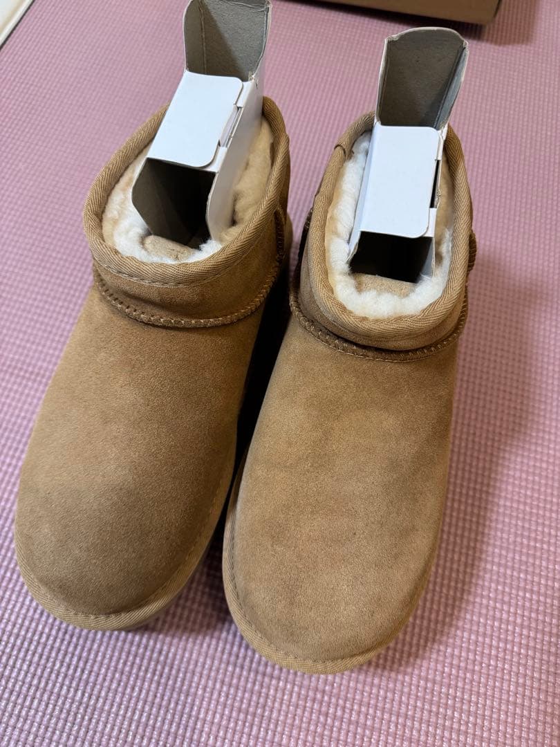 限定値下げ　UGG ウルトラミニプラットフォーム　7 チェスナット