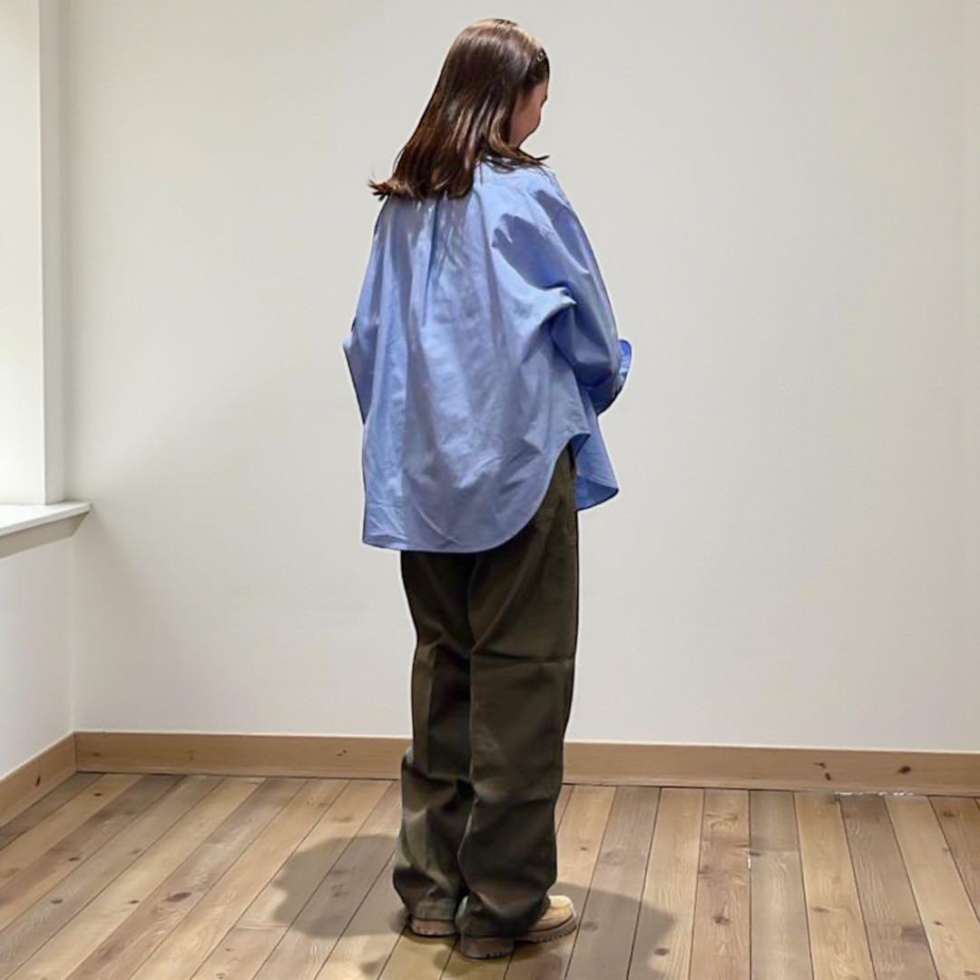 美品 THE SHINZONE/シンゾーン DADDY SHIRT BLUE