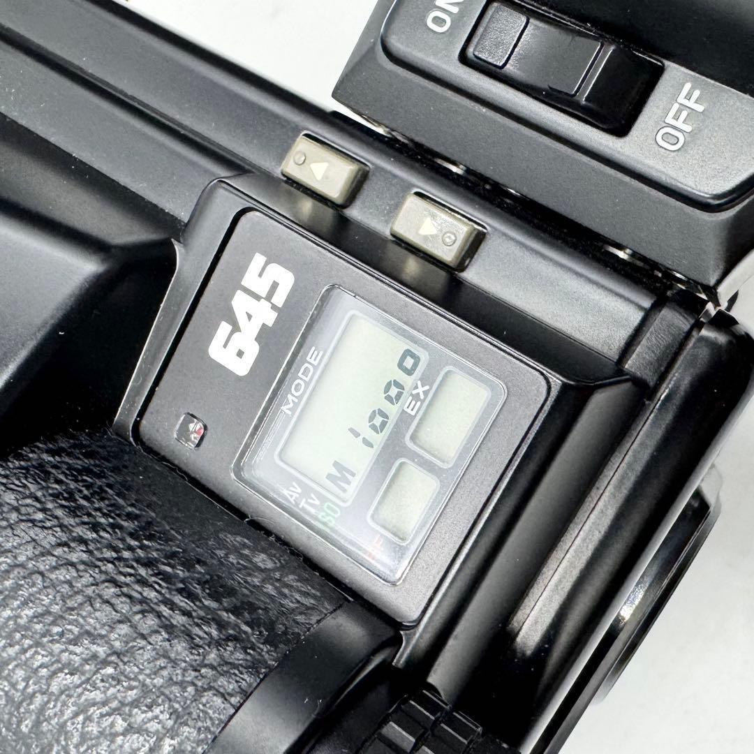 動作良好 PENTAX 645 中判フィルム カメラ 120フィルムバック