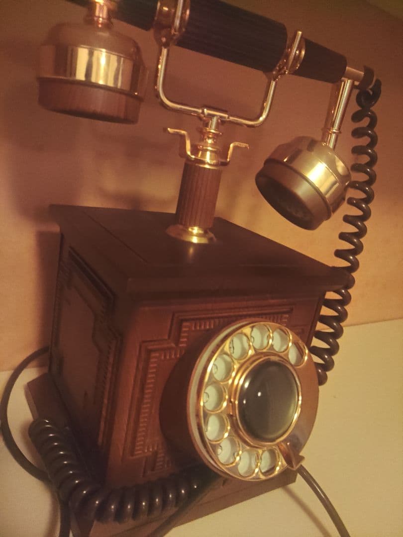 【お洒落な受話器】アンティーク テレフォン / 電話