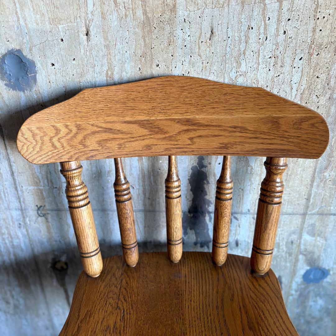 RED OAK OLIVER AMERICA カウンターチェア　回転ハイチェア