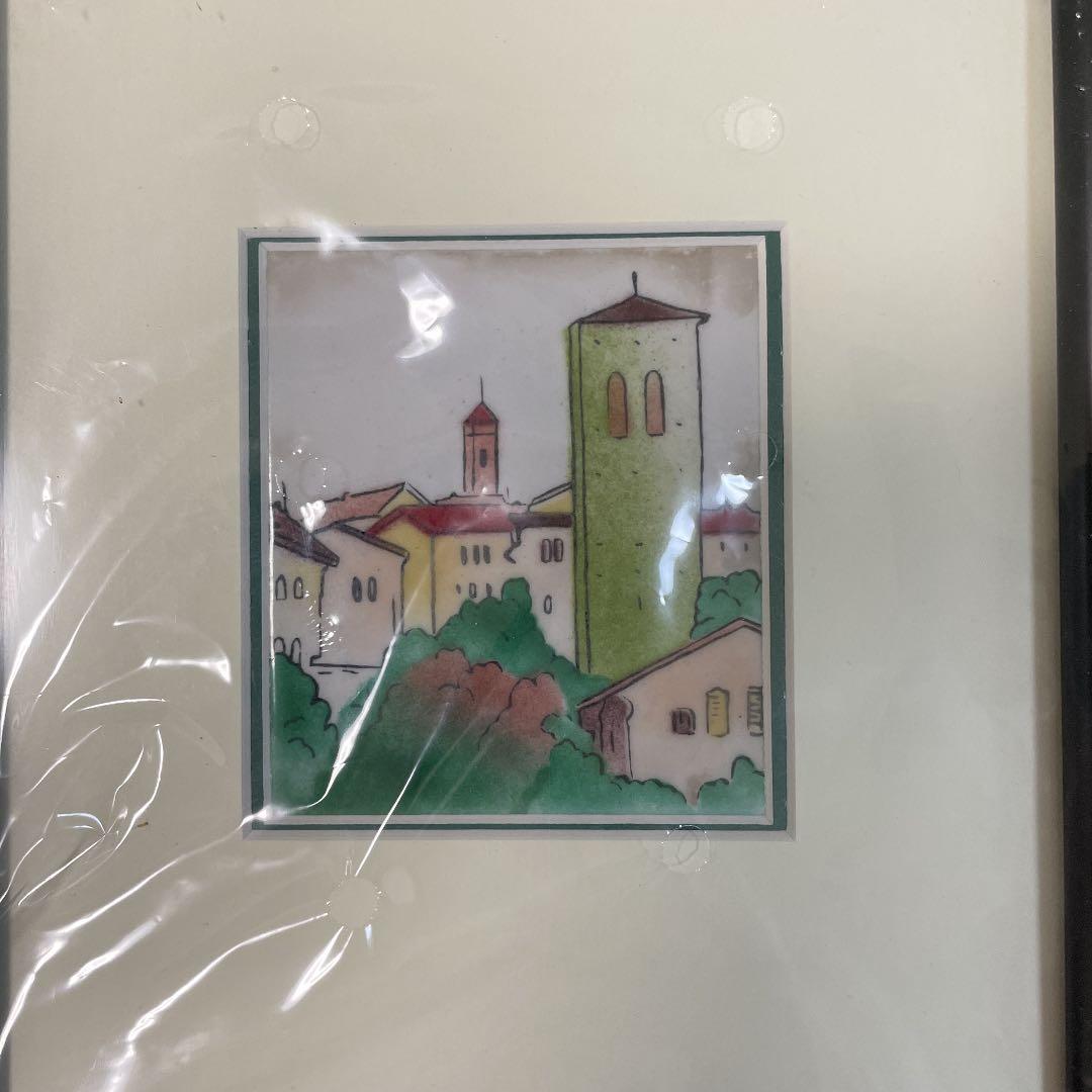 七宝焼　絵画