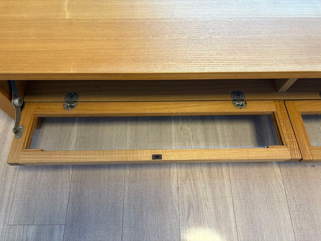 廃盤品　無印良品 テレビボード AVラック　タモ材 150cm幅