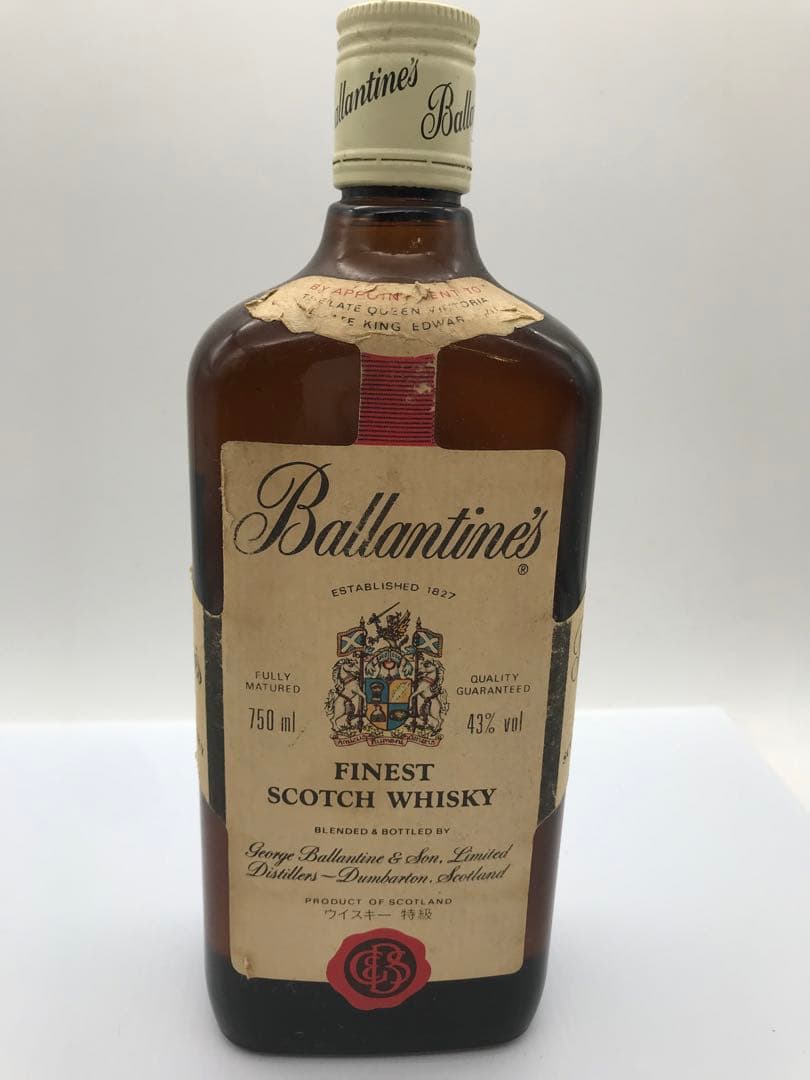 506[未開栓] Ballantine's 18年・FINES 2本セット箱無し