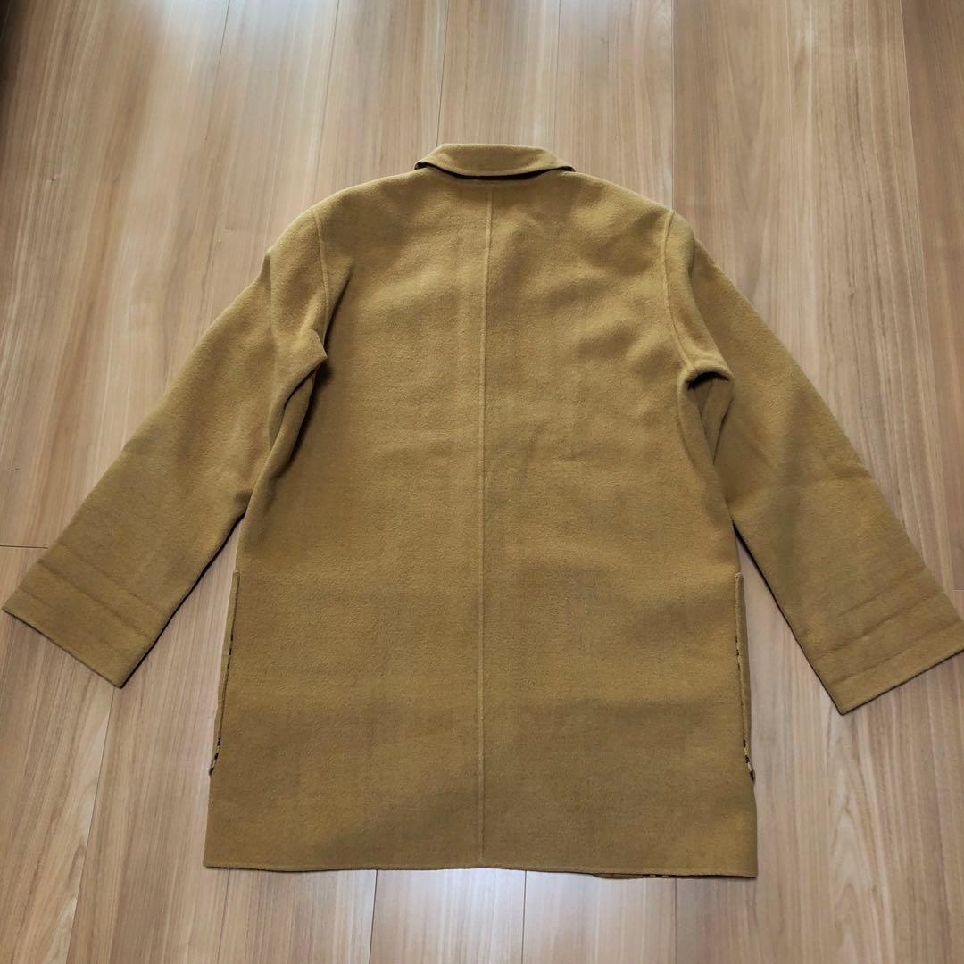 バーバリーズ　キャメル　チェスターコート　ノバチェック