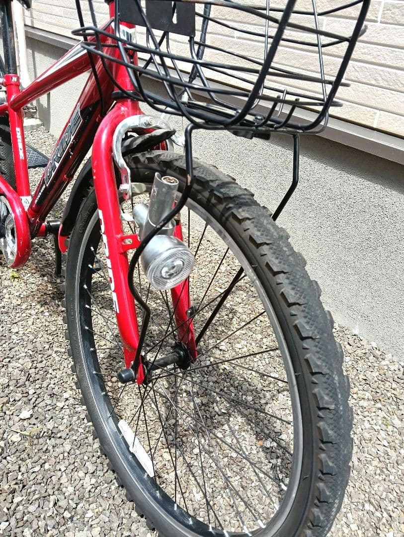 【札幌引取限定】24インチ 自転車 ドライドS3 246-Ⅰ 6段変速 レッド