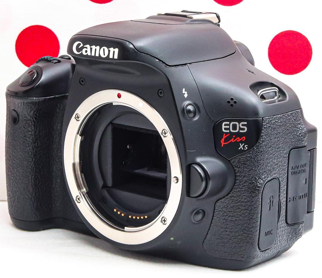 Canon kiss x5❤初めての一眼レフに❤スマホに送れる♪❤自撮りラクラク