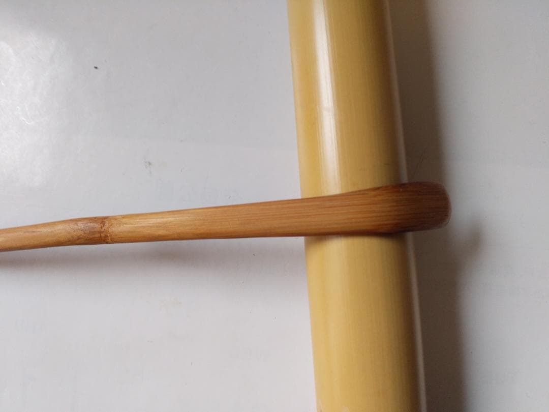 茶杓 臥龍山 両忘禅庵 大木閑忠 住職 銘『 両忘 』 共箱 茶道具 美品 です