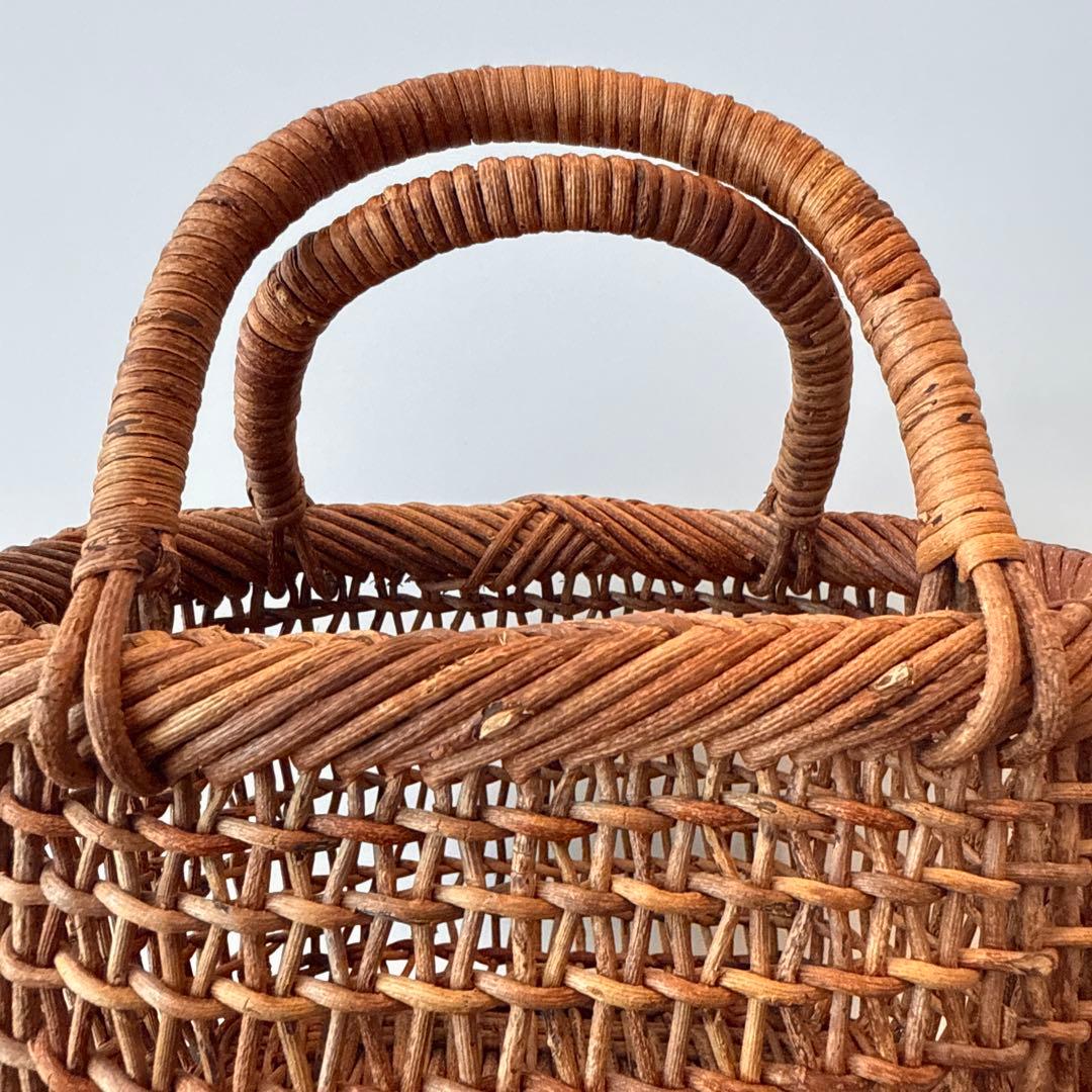 中川原信一 あけび籠 カゴバッグ