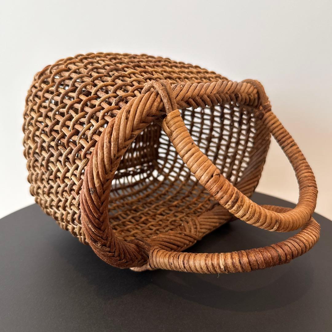 中川原信一 あけび籠 カゴバッグ