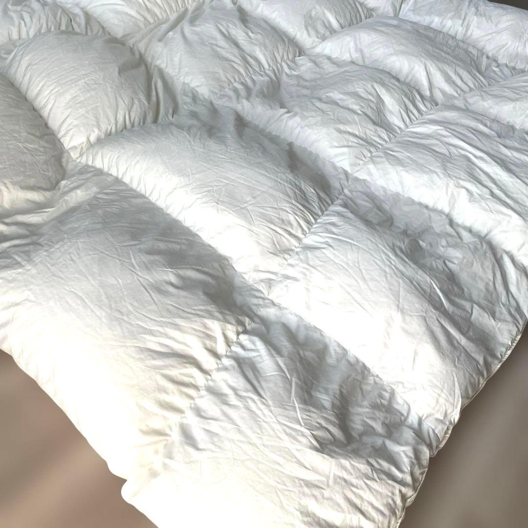 ニトリ　羽毛掛け布団　ダブルサイズ　掛け布団ダブル用カバー付き