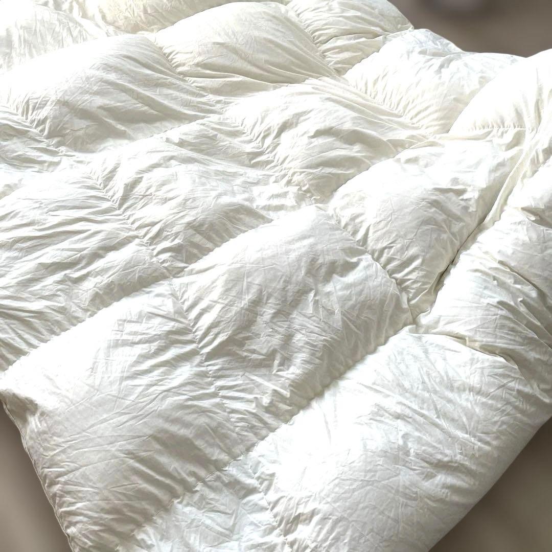 ニトリ　羽毛掛け布団　ダブルサイズ　掛け布団ダブル用カバー付き