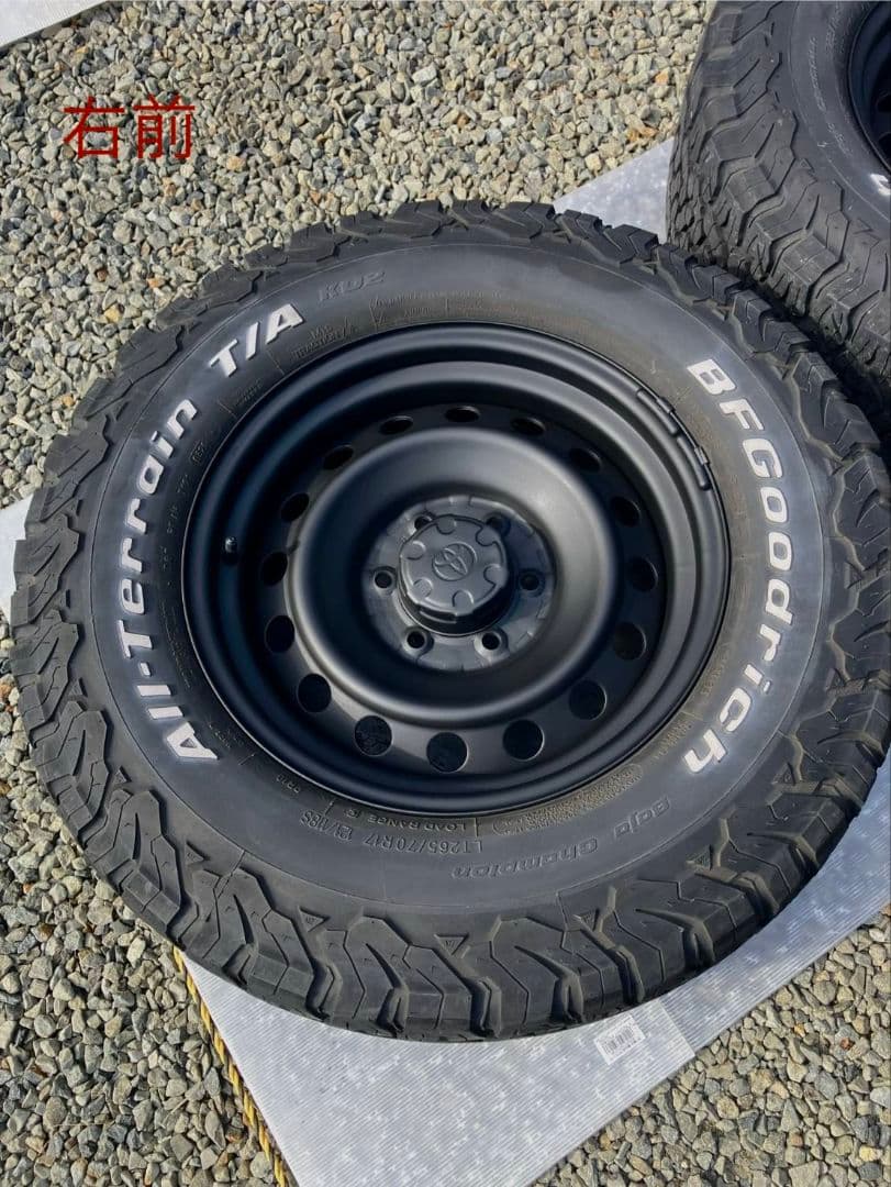 FJクルーザー 純正スチールホイールBFGoodrich All-Terrain
