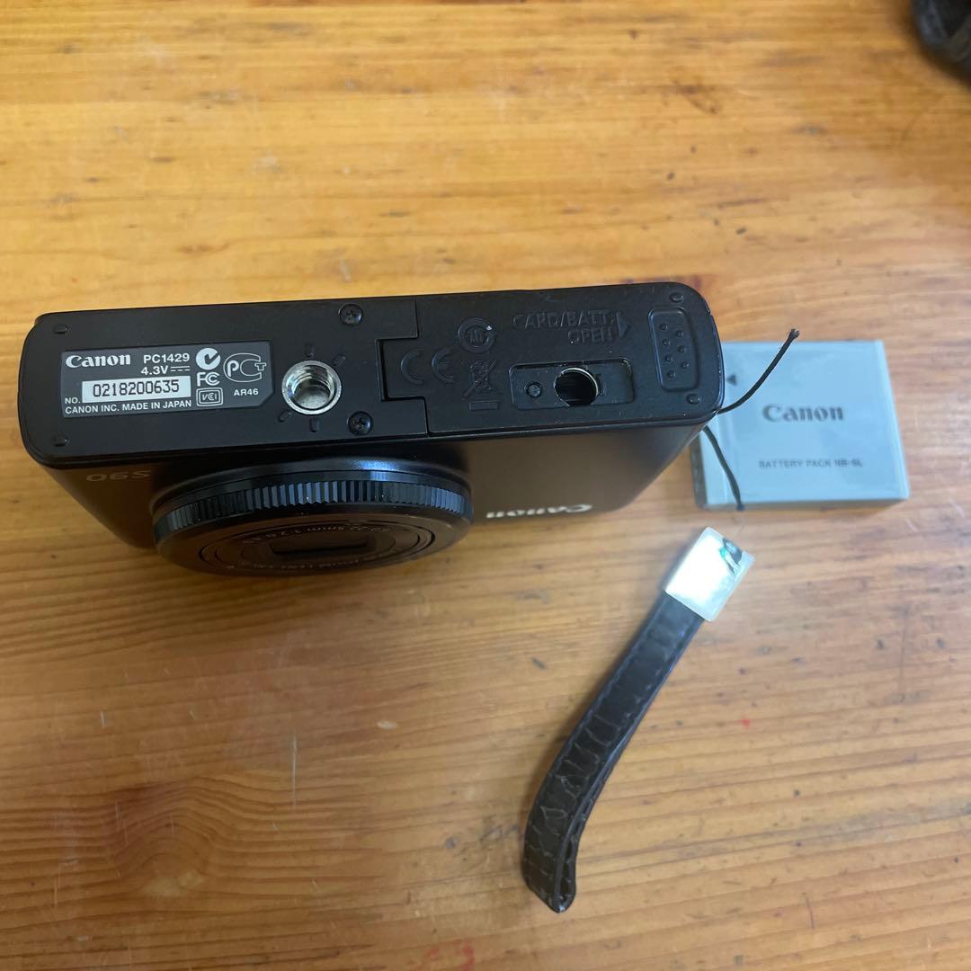 Canon S90 デジタルカメラ 本体とバッテリー　ケース付き