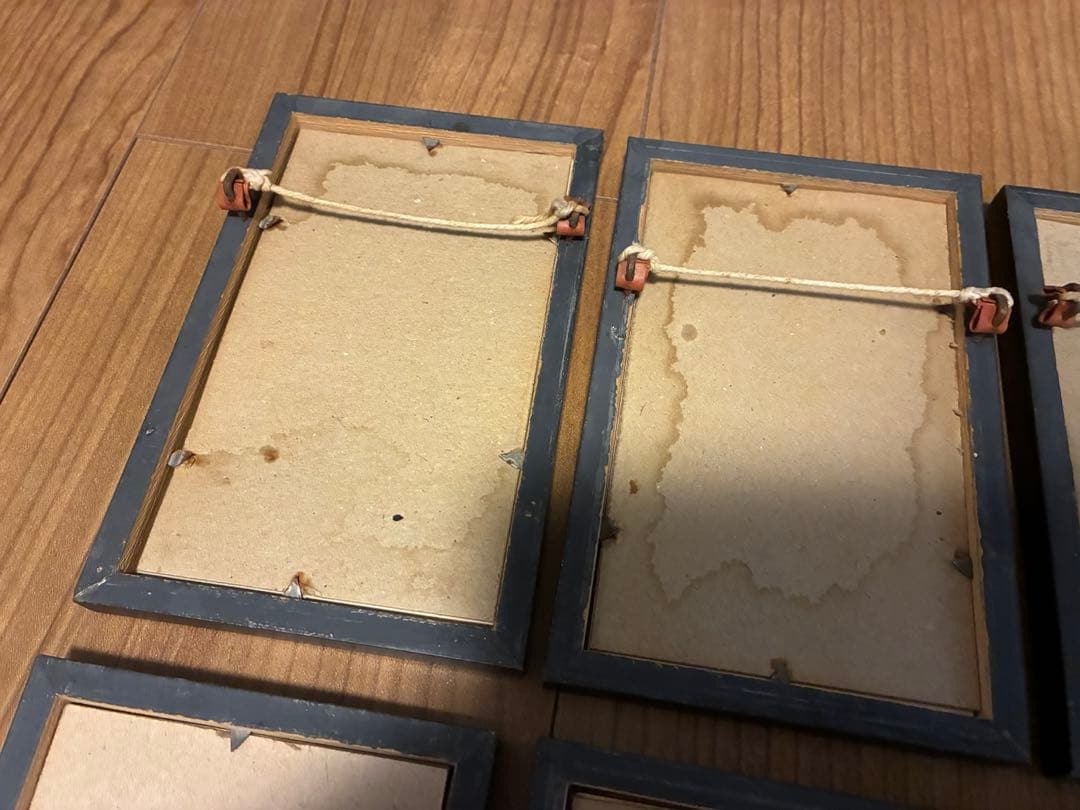 シルエット 影絵 フレーム アンティーク ヴィンテージ オブジェ 額 ピクチャー