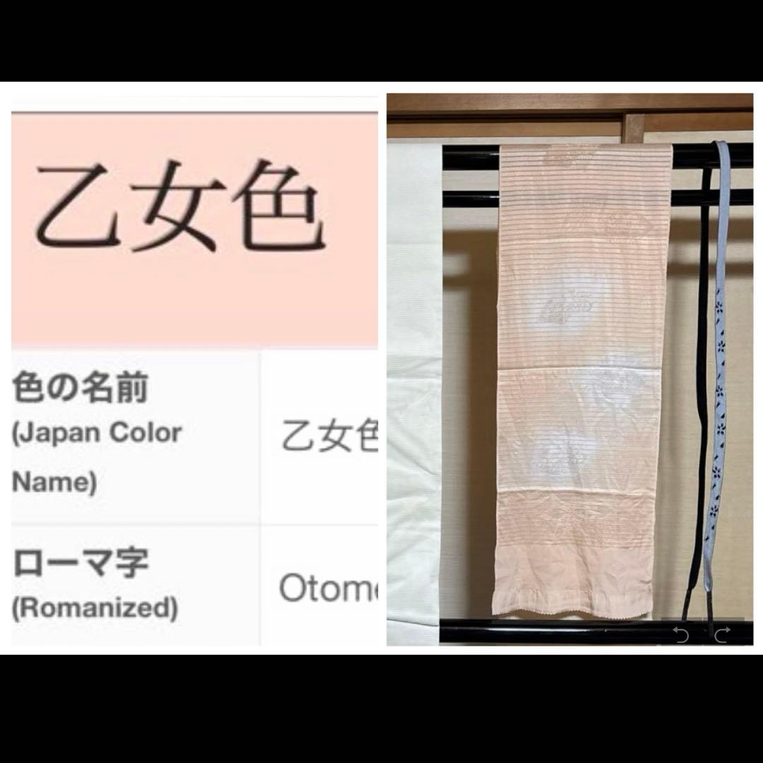 白太郎　未使用近い　美品　化繊　紗紬風　小紋　フルセット　身丈161