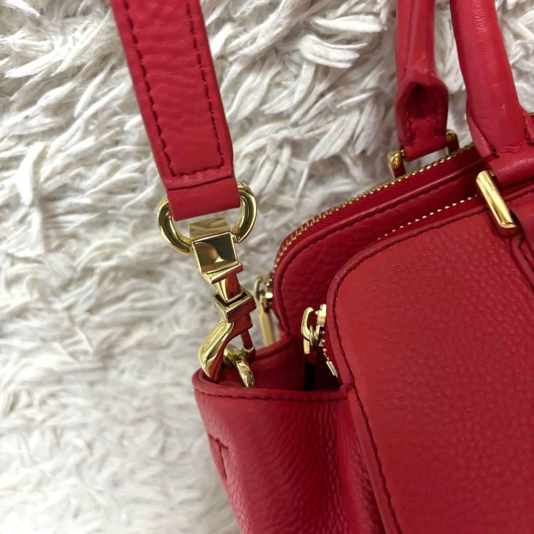 希少 トリーバーチ 2way ショルダーバッグ ゴールド金具 ターンロック