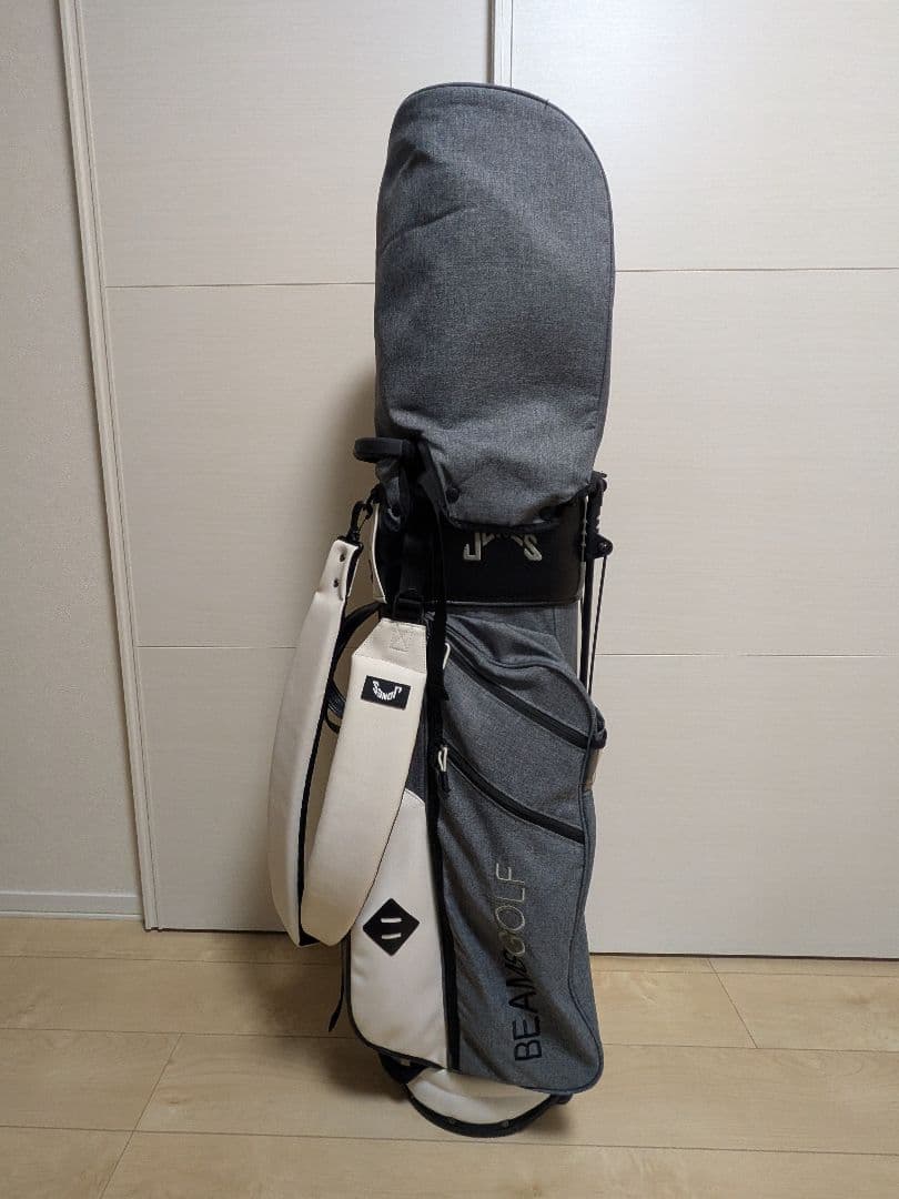 BEAMS GOLF × JONES Trouper キャディバッグ (グレー)
