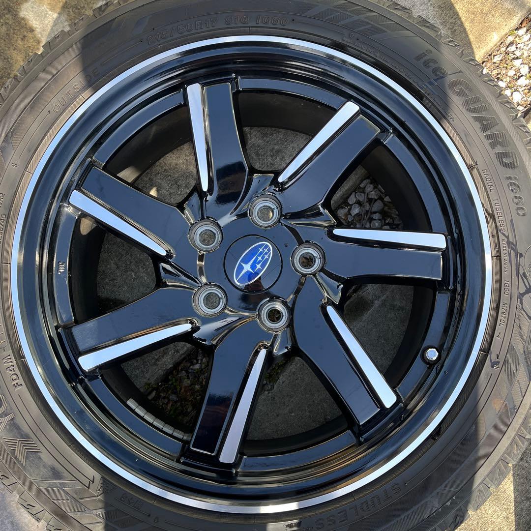 スバル 17インチホイール＋スタッドレス IG60 4本セット 21年製