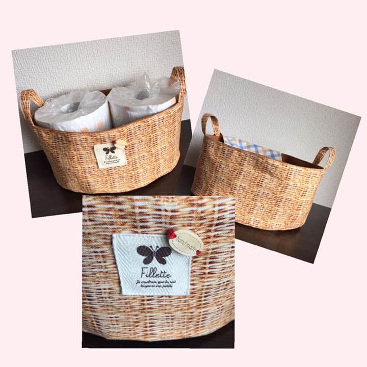 sample☺︎︎カゴ&マルチカバーのセット