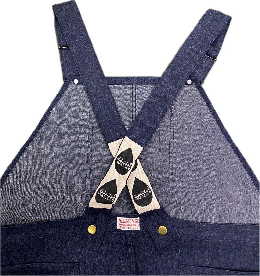 レア Atlast&co デニムオーバーオール つなぎ オールインワン