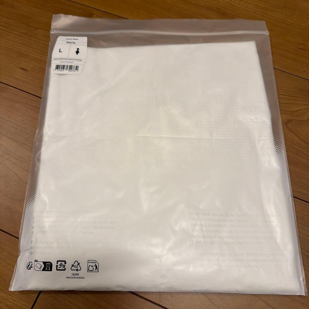 【新品】 on テニスLサイズ 白タンクトップ イガシフィオンテク 全豪オープン