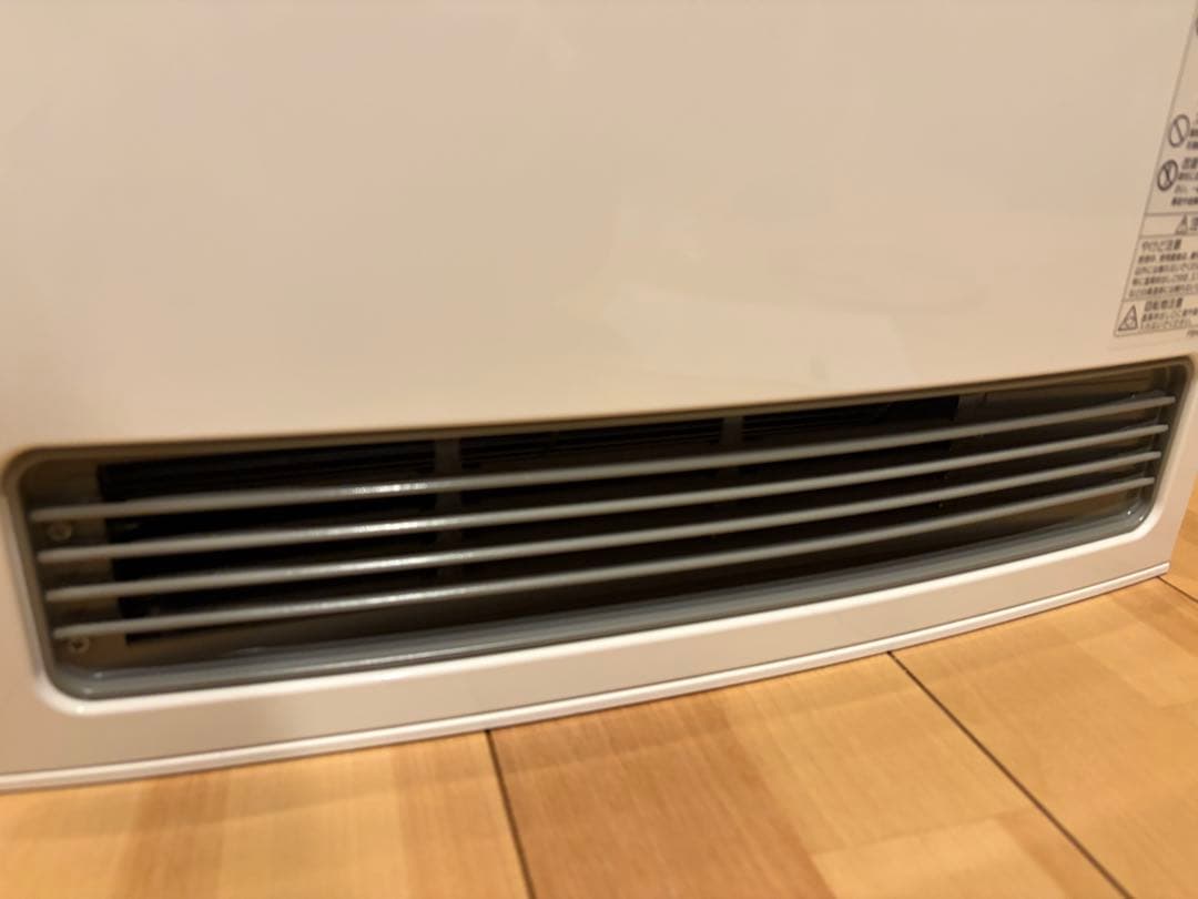 【ほぼ未使用】ノーリツ ガスファンヒーター 2024年製 都市ガス ガスホース付