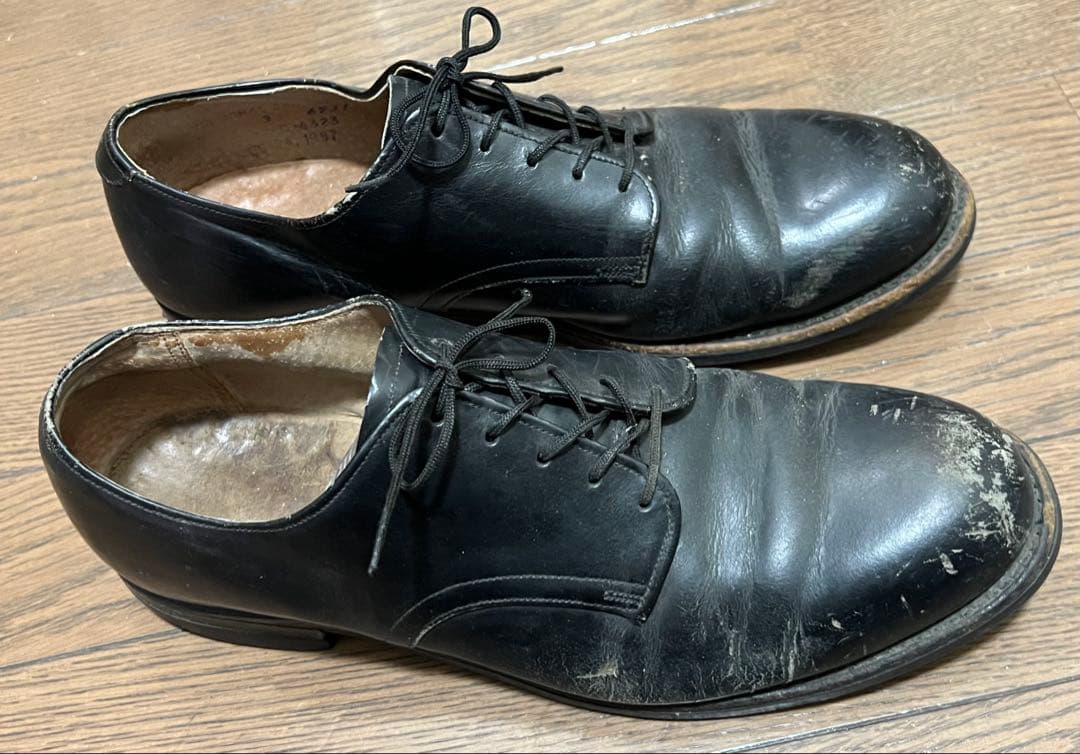 い*ち様 80s U.S.N USNAVY サービスシューズ 8 ミリタリー　軍