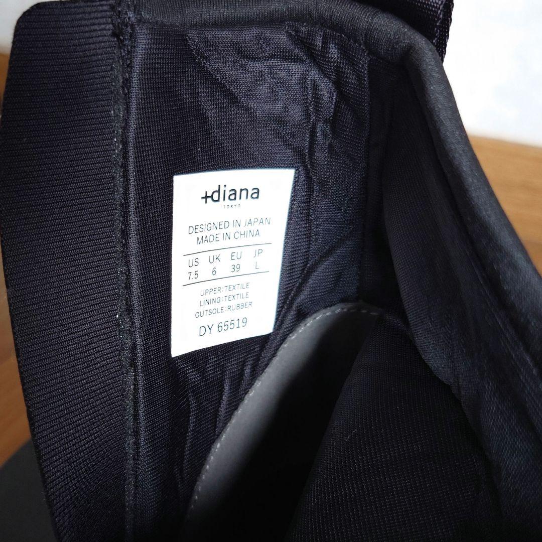 【プラスダイアナ】オールウェザーシューズ Lサイズ 黒