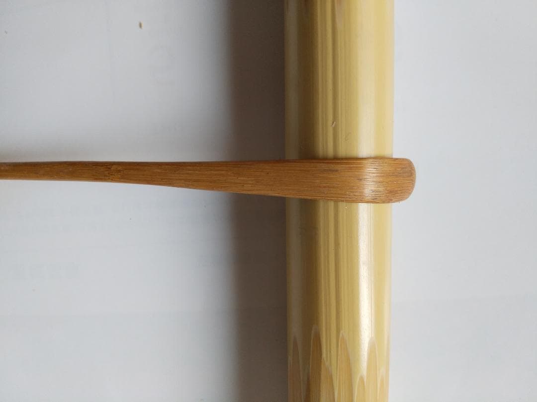 茶杓 大徳寺 黄梅院 小林太玄 銘『 柴垣 』 共箱 茶道具 新品 未使用 です