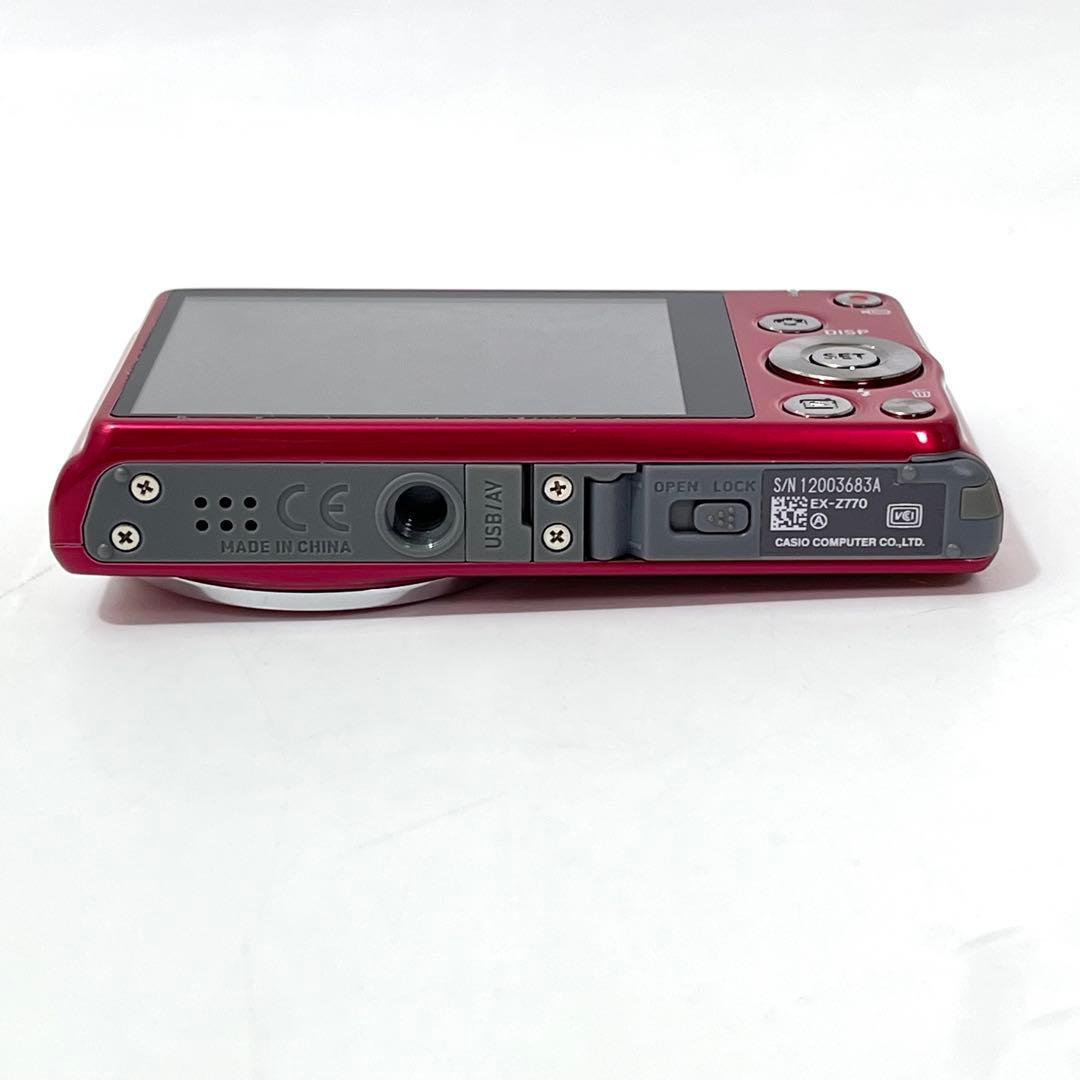 て03【美品】カシオ EX-Z770 エクシリム ピンク デジタルカメラ